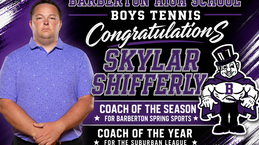 Congratulations to Skylar Shifferly on BHS Spring Coach of the Season and the American Conference Suburban League COY